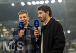 10.03.2026,  Fussball UEFA Championsleague 2025/2026: Achtelfinale, Atalanta Bergamo - FC Bayern München, in der New Balance Arena (Bergamo, Italien), Experten am TV-Mikrofon, v.li: Christoph Kramer, Mats Hummels,   