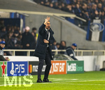 10.03.2026,  Fussball UEFA Championsleague 2025/2026: Achtelfinale, Atalanta Bergamo - FC Bayern München, in der New Balance Arena (Bergamo, Italien), Trainer Raffaele Palladino (Atalanta Bergamo) an der Seitenlinie.