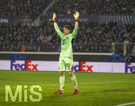10.03.2026,  Fussball UEFA Championsleague 2025/2026: Achtelfinale, Atalanta Bergamo - FC Bayern München, in der New Balance Arena (Bergamo, Italien), Torwart Jonas Urbig (FC Bayern München) 