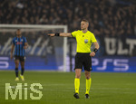 10.03.2026,  Fussball UEFA Championsleague 2025/2026: Achtelfinale, Atalanta Bergamo - FC Bayern München, in der New Balance Arena (Bergamo, Italien), Schiedsrichter Espen Eskas (Norwegen) 
