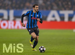 10.03.2026,  Fussball UEFA Championsleague 2025/2026: Achtelfinale, Atalanta Bergamo - FC Bayern München, in der New Balance Arena (Bergamo, Italien), Davide Zappacosta (Atalanta Bergamo) am Ball 