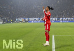 10.03.2026,  Fussball UEFA Championsleague 2025/2026: Achtelfinale, Atalanta Bergamo - FC Bayern München, in der New Balance Arena (Bergamo, Italien), Michael Olise (FC Bayern München) Torjubel 