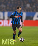 10.03.2026,  Fussball UEFA Championsleague 2025/2026: Achtelfinale, Atalanta Bergamo - FC Bayern München, in der New Balance Arena (Bergamo, Italien), Davide Zappacosta (Atalanta Bergamo) am Ball 