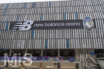10.03.2026,  Fussball UEFA Championsleague 2025/2026: Achtelfinale, Atalanta Bergamo - FC Bayern München, in der New Balance Arena (Bergamo, Italien), Aussenansicht Fassade des Stadions.  