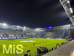10.03.2026,  Fussball UEFA Championsleague 2025/2026: Achtelfinale, Atalanta Bergamo - FC Bayern München, in der New Balance Arena (Bergamo, Italien), Innenansicht des Stadions von der Haupttribüne aus.