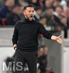 12.03.2026, Fussball UEFA Europa League 2025/2026: Achtelfinale, VfB Stuttgart - FC Porto, in der MHP-Arena Stuttgart, Trainer Francesco Farioli (FC Porto) in Rage
  

