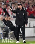 12.03.2026, Fussball UEFA Europa League 2025/2026: Achtelfinale, VfB Stuttgart - FC Porto, in der MHP-Arena Stuttgart, Trainer Sebastian Hoeneß (Stuttgart) unzufrieden.
  

