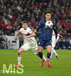 12.03.2026, Fussball UEFA Europa League 2025/2026: Achtelfinale, VfB Stuttgart - FC Porto, in der MHP-Arena Stuttgart, Pepe (FC Porto) setzt sich durch.
  

