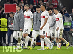 12.03.2026, Fussball UEFA Europa League 2025/2026: Achtelfinale, VfB Stuttgart - FC Porto, in der MHP-Arena Stuttgart, Die Stuttgarter lassen die Köpfe hängen
  

