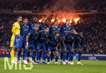 12.03.2026, Fussball UEFA Europa League 2025/2026: Achtelfinale, VfB Stuttgart - FC Porto, in der MHP-Arena Stuttgart, Mannschaftsfoto Porto mit: Torwart Diego Costa (FC Porto), Thiago Silva (FC Porto), Jan Bednarek (FC Porto), William Gomes (FC Porto), Zaidu Sanusi (FC Porto), Pablo Rosario (FC Porto), Borja Sainz (FC Porto), Alberto Costa (FC Porto), Terem Moffi (FC Porto), Seko Fofana (FC Porto), Rodrigo Mora (FC Porto) 