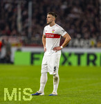 12.03.2026, Fussball UEFA Europa League 2025/2026: Achtelfinale, VfB Stuttgart - FC Porto, in der MHP-Arena Stuttgart, Ermedin Demirovic (Stuttgart) nachdenklich 