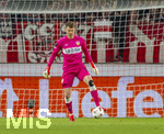 12.03.2026, Fussball UEFA Europa League 2025/2026: Achtelfinale, VfB Stuttgart - FC Porto, in der MHP-Arena Stuttgart, Torwart Alexander Nübel (Stuttgart) am Ball 