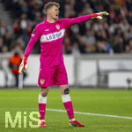 12.03.2026, Fussball UEFA Europa League 2025/2026: Achtelfinale, VfB Stuttgart - FC Porto, in der MHP-Arena Stuttgart, Torwart Alexander Nübel (Stuttgart) 