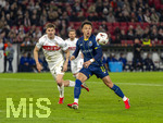 12.03.2026, Fussball UEFA Europa League 2025/2026: Achtelfinale, VfB Stuttgart - FC Porto, in der MHP-Arena Stuttgart, Pepe (re, FC Porto) am Ball gegen Ramon Hendriks (Stuttgart) 