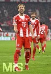 18.03.2026,  Fussball UEFA Championsleague 2025/2026: Achtelfinale Rückspiel,  FC Bayern München - Atalanta Bergamo, in der Allianz-Arena München, Harry Kane (FC Bayern München)  jubelt.
  


