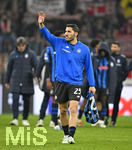 18.03.2026,  Fussball UEFA Championsleague 2025/2026: Achtelfinale Rückspiel,  FC Bayern München - Atalanta Bergamo, in der Allianz-Arena München, Sead Kolasinac (Atalanta Bergamo) ist enttäuscht.
  

