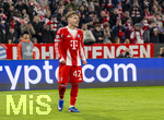 18.03.2026,  Fussball UEFA Championsleague 2025/2026: Achtelfinale Rückspiel,  FC Bayern München - Atalanta Bergamo, in der Allianz-Arena München, Torjubel Lennart Karl (FC Bayern München) 