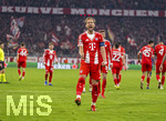 18.03.2026,  Fussball UEFA Championsleague 2025/2026: Achtelfinale Rückspiel,  FC Bayern München - Atalanta Bergamo, in der Allianz-Arena München, Torjubel Harry Kane (FC Bayern München) 
