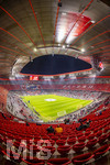 18.03.2026,  Fussball UEFA Championsleague 2025/2026: Achtelfinale Rückspiel,  FC Bayern München - Atalanta Bergamo, in der Allianz-Arena München, Übersicht von oben vor dem Spiel.