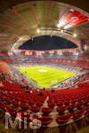 18.03.2026,  Fussball UEFA Championsleague 2025/2026: Achtelfinale Rückspiel,  FC Bayern München - Atalanta Bergamo, in der Allianz-Arena München, Übersicht von oben vor dem Spiel.