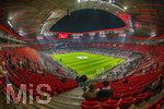 18.03.2026,  Fussball UEFA Championsleague 2025/2026: Achtelfinale Rückspiel,  FC Bayern München - Atalanta Bergamo, in der Allianz-Arena München, Übersicht von oben vor dem Spiel.