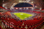 18.03.2026,  Fussball UEFA Championsleague 2025/2026: Achtelfinale Rückspiel,  FC Bayern München - Atalanta Bergamo, in der Allianz-Arena München, Übersicht von oben vor dem Spiel.