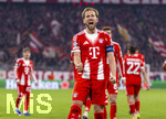 18.03.2026,  Fussball UEFA Championsleague 2025/2026: Achtelfinale Rückspiel,  FC Bayern München - Atalanta Bergamo, in der Allianz-Arena München, Harry Kane (FC Bayern München) Torjubel 