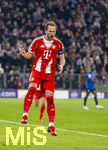 18.03.2026,  Fussball UEFA Championsleague 2025/2026: Achtelfinale Rückspiel,  FC Bayern München - Atalanta Bergamo, in der Allianz-Arena München, Harry Kane (FC Bayern München) Torjubel, 