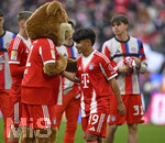 21.03.2026, Fussball Bundesliga 2025/2026, 27.Spieltag, FC Bayern München - 1.FC Union Berlin, in der Allianz-Arena München,      Maycon Cardozo (Bayern München) mit Berni


