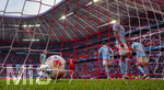 21.03.2026, Fussball Bundesliga 2025/2026, 27.Spieltag, FC Bayern München - 1.FC Union Berlin, in der Allianz-Arena München,  Christopher Trimmel (Union Berlin), Danilho Doekhi (2.v.re, Union Berlin), Janik Haberer (Union Berlin) nach einem Gegentor bedient 