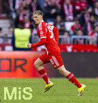 21.03.2026, Fussball Bundesliga 2025/2026, 27.Spieltag, FC Bayern München - 1.FC Union Berlin, in der Allianz-Arena München, Erblin Osmani (Bayern München) 