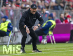 21.03.2026, Fussball Bundesliga 2025/2026, 27.Spieltag, FC Bayern München - 1.FC Union Berlin, in der Allianz-Arena München, Trainer Steffen Baumgart (Union Berlin) in Rage.