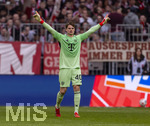 21.03.2026, Fussball Bundesliga 2025/2026, 27.Spieltag, FC Bayern München - 1.FC Union Berlin, in der Allianz-Arena München, Torwart Jonas Urbig (FC Bayern München) 