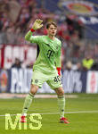 21.03.2026, Fussball Bundesliga 2025/2026, 27.Spieltag, FC Bayern München - 1.FC Union Berlin, in der Allianz-Arena München, Torwart Jonas Urbig (FC Bayern München) 
