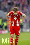 21.03.2026, Fussball Bundesliga 2025/2026, 27.Spieltag, FC Bayern München - 1.FC Union Berlin, in der Allianz-Arena München, Joshua Kimmich (FC Bayern München) nachdenklich 