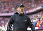 21.03.2026, Fussball Bundesliga 2025/2026, 27.Spieltag, FC Bayern München - 1.FC Union Berlin, in der Allianz-Arena München, Trainer Steffen Baumgart (Union Berlin) nachdenklich  