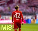 21.03.2026, Fussball Bundesliga 2025/2026, 27.Spieltag, FC Bayern München - 1.FC Union Berlin, in der Allianz-Arena München, Lennart Karl (FC Bayern München) Rückennummer 42 