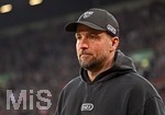 22.03.2026, Fussball 1. Bundesliga 2025/2026, 27.Spieltag, FC Augsburg - VfB Stuttgart, in der WWK-Arena Augsburg. Trainer Sebastian Hoeneß (Stuttgart) nachdenklich.
 

