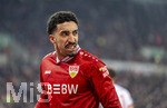 22.03.2026, Fussball 1. Bundesliga 2025/2026, 27.Spieltag, FC Augsburg - VfB Stuttgart, in der WWK-Arena Augsburg. Tiago Tomas (Stuttgart) nachdenklich 