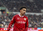 22.03.2026, Fussball 1. Bundesliga 2025/2026, 27.Spieltag, FC Augsburg - VfB Stuttgart, in der WWK-Arena Augsburg. Tiago Tomas (Stuttgart) nachdenklich 