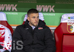 22.03.2026, Fussball 1. Bundesliga 2025/2026, 27.Spieltag, FC Augsburg - VfB Stuttgart, in der WWK-Arena Augsburg. Ermedin Demirovic (Stuttgart) auf der Bank.