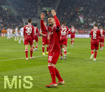 22.03.2026, Fussball 1. Bundesliga 2025/2026, 27.Spieltag, FC Augsburg - VfB Stuttgart, in der WWK-Arena Augsburg. Torjubel Deniz Undav (Stuttgart) 