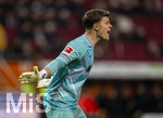 22.03.2026, Fussball 1. Bundesliga 2025/2026, 27.Spieltag, FC Augsburg - VfB Stuttgart, in der WWK-Arena Augsburg. Torwart Finn Dahmen (FC Augsburg) 