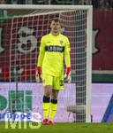 22.03.2026, Fussball 1. Bundesliga 2025/2026, 27.Spieltag, FC Augsburg - VfB Stuttgart, in der WWK-Arena Augsburg. Torwart Alexander Nübel (Stuttgart) 