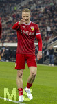 22.03.2026, Fussball 1. Bundesliga 2025/2026, 27.Spieltag, FC Augsburg - VfB Stuttgart, in der WWK-Arena Augsburg. Chris Führich (Stuttgart) Torjubel 