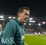 22.03.2026, Fussball 1. Bundesliga 2025/2026, 27.Spieltag, FC Augsburg - VfB Stuttgart, in der WWK-Arena Augsburg. Michael Gregoritsch (Augsburg) 