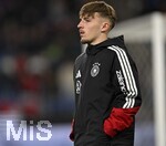27.03.2026, Fussball Freundschafts-Länderspiel, Schweiz - Deutschland, im Stadion St.-Jakob-Park in Basel (Schweiz). Lennart Karl (Deutschland) 