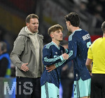 27.03.2026, Fussball Freundschafts-Länderspiel, Schweiz - Deutschland, im Stadion St.-Jakob-Park in Basel (Schweiz). Trainer Julian Nagelsmann (Deutschland) vor Einwechslung von Lennart Karl (Deutschland)  .
 Kai Hawertz (Deutschland) geht aus dem Spiel.