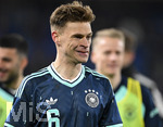 27.03.2026, Fussball Freundschafts-Länderspiel, Schweiz - Deutschland, im Stadion St.-Jakob-Park in Basel (Schweiz). Joshua Kimmich (Deutschland)  nachdenklich