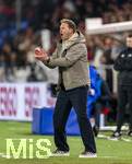 27.03.2026, Fussball Freundschafts-Länderspiel, Schweiz - Deutschland, im Stadion St.-Jakob-Park in Basel (Schweiz). Trainer Julian Nagelsmann (Deutschland) gibt Anweisungen